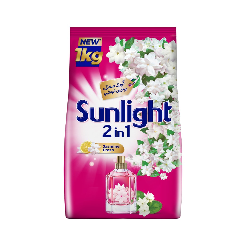 SUNLIGHT WASHING POWDER 2IN1 JASMINE FRESH 1KG