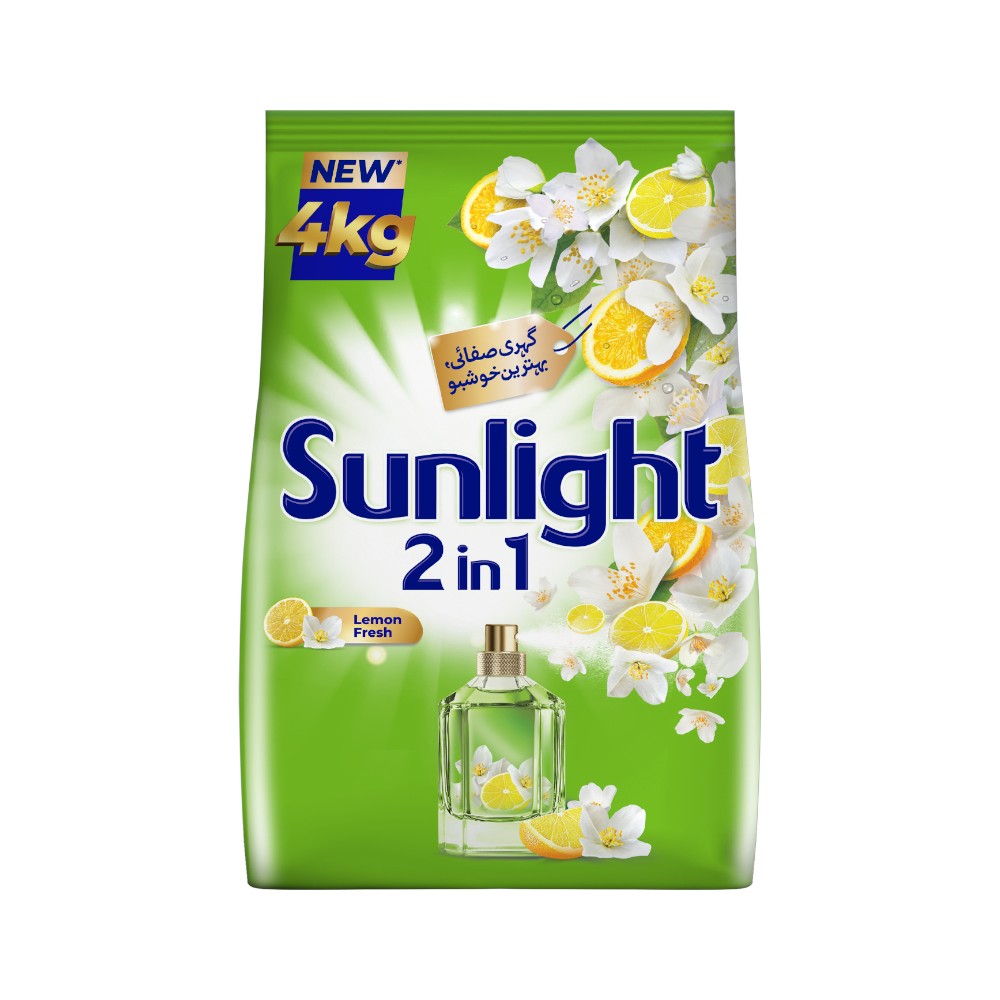 SUNLIGHT WASHING POWDER LEMON FRESH 2IN1 4 KG