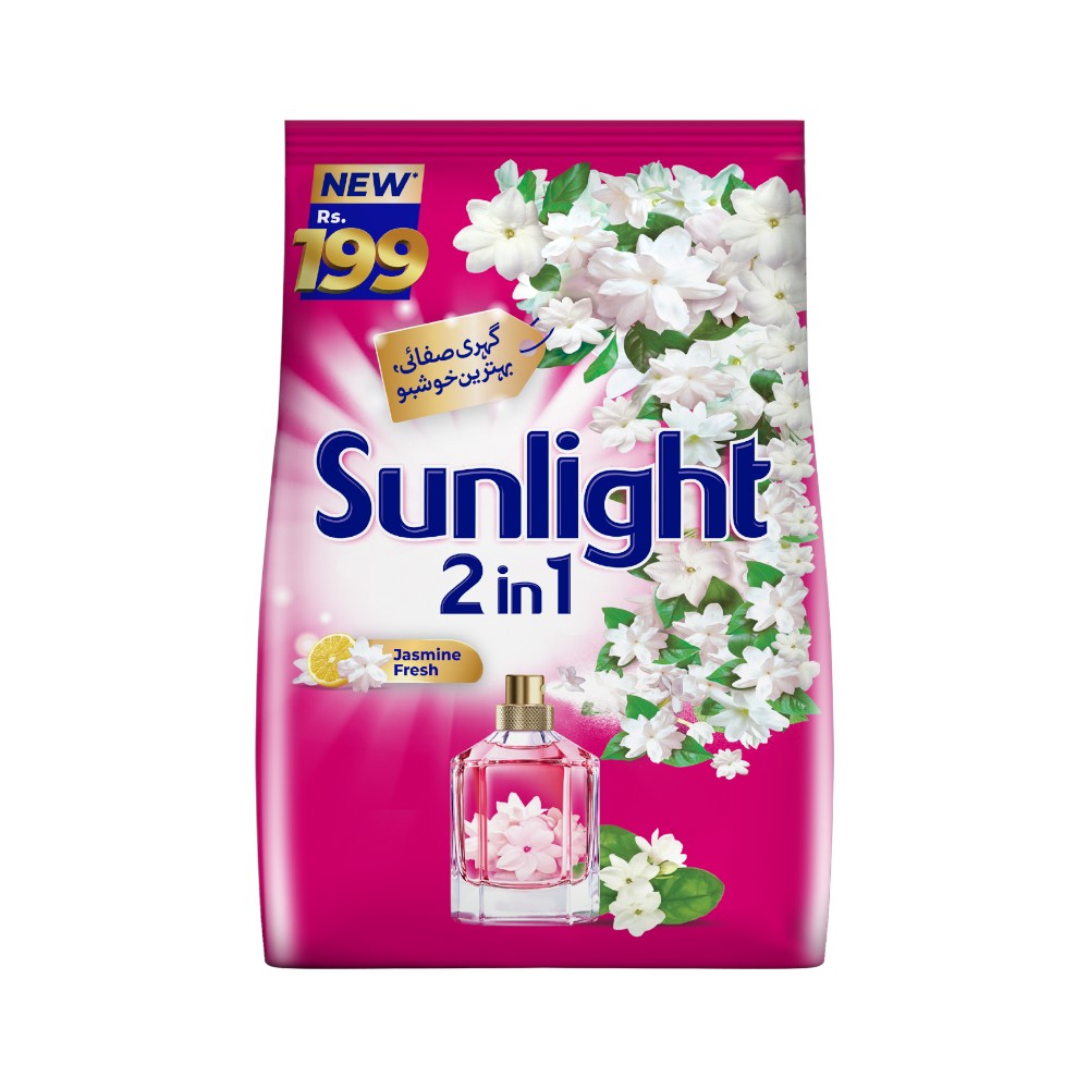 SUNLIGHT WASHING POWDER 2IN1 JASMINE FRESH 760 GM