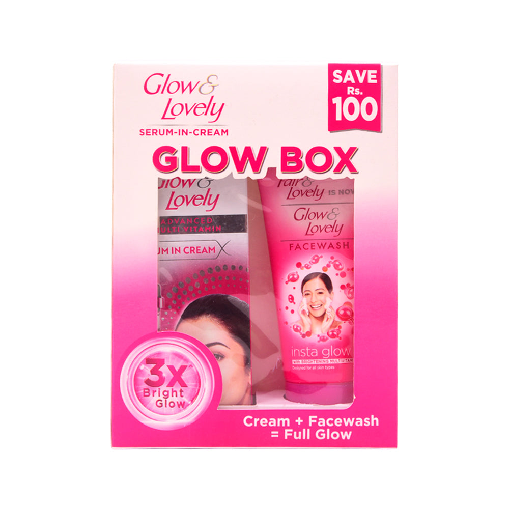 GLOW & LOVELY FULL GLOW CREAM & FACE WASH BOX