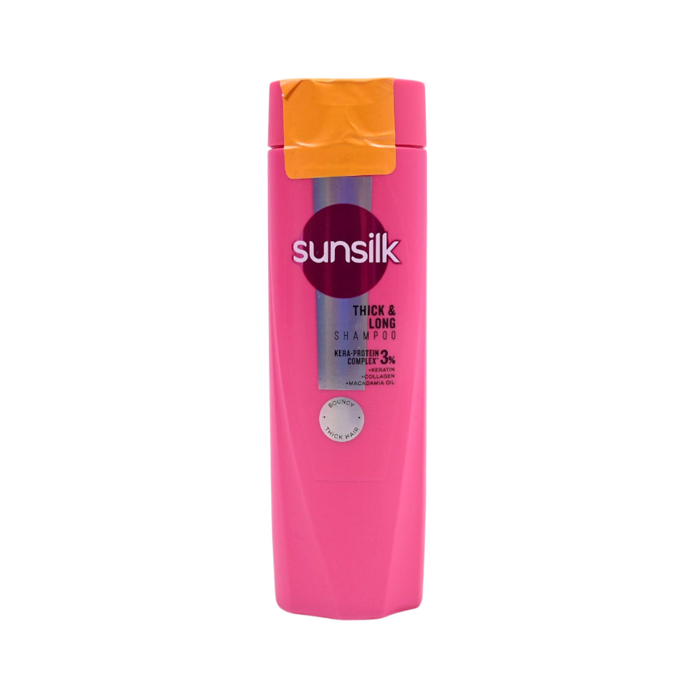 SUNSILK SHAMPOO KERATIN YOGHURT THICK & LONG 185 ML