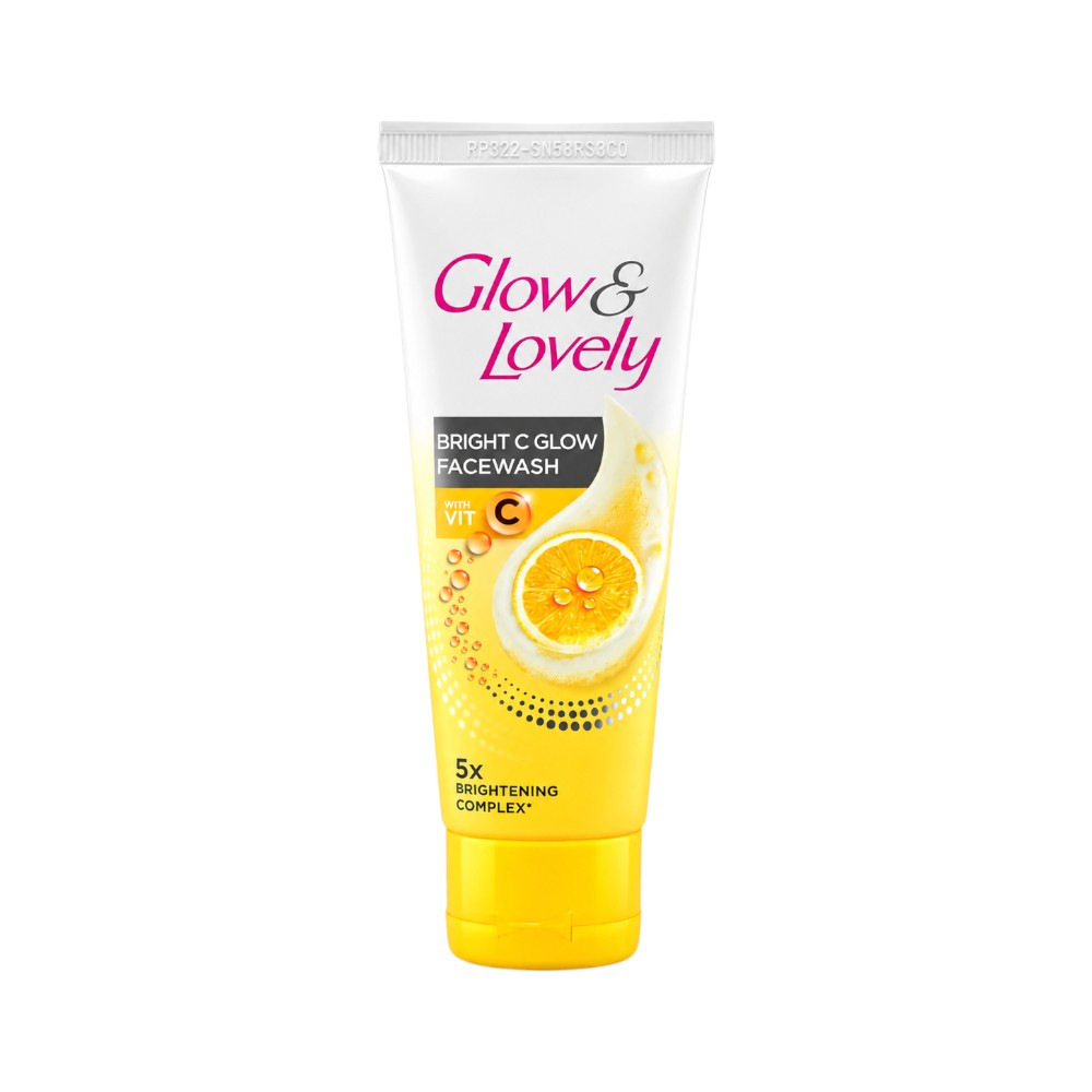 GLOW & LOVELY  FACE WASH BRIGHT WITH VITAMIN  C 80 GM