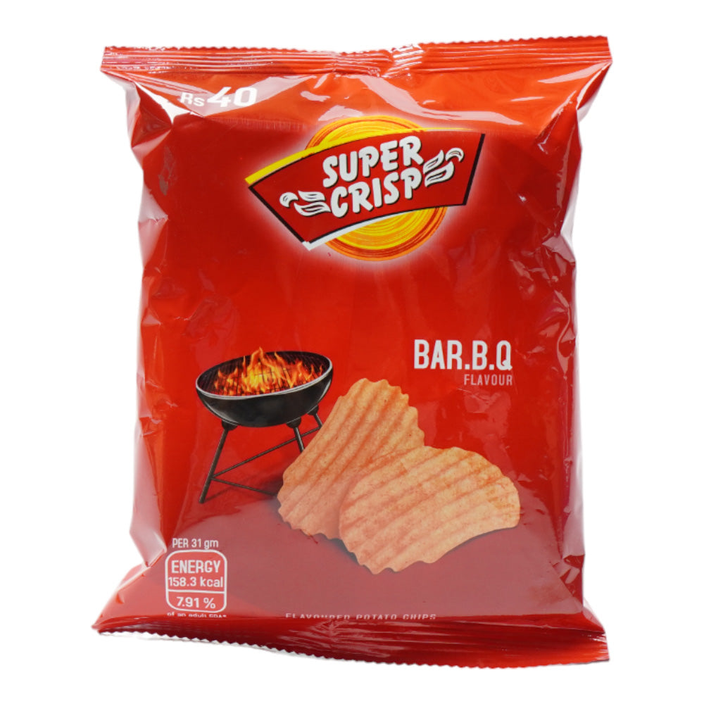 SUPER CRISP CHIPS BARBECUE 34 GM