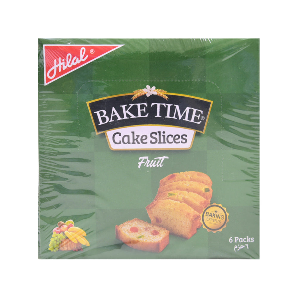 HILAL BAKE TIME FRUIT CAKE SLI BAKED FRESH PC 6PC BOX