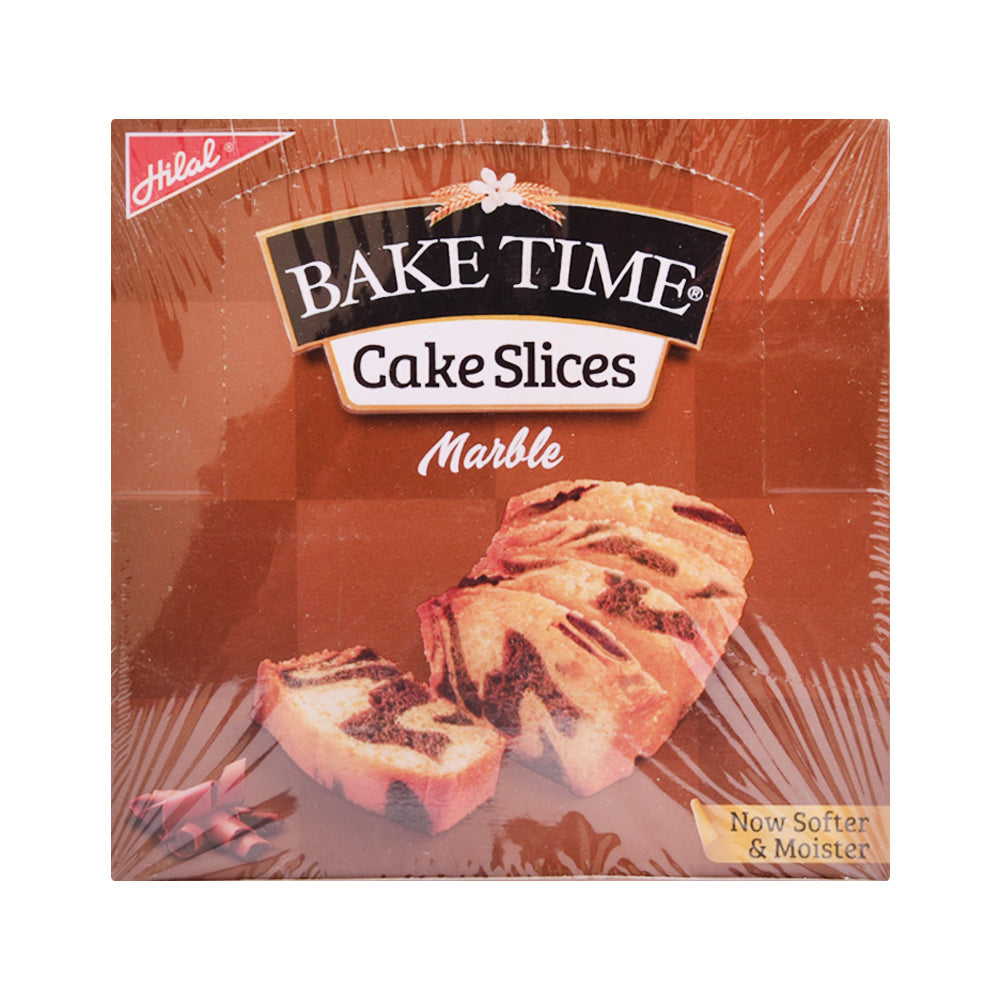 HILAL BAKE TIME MARBLE CAKE SLICE 39 GM PACK OF 6 PC BOX