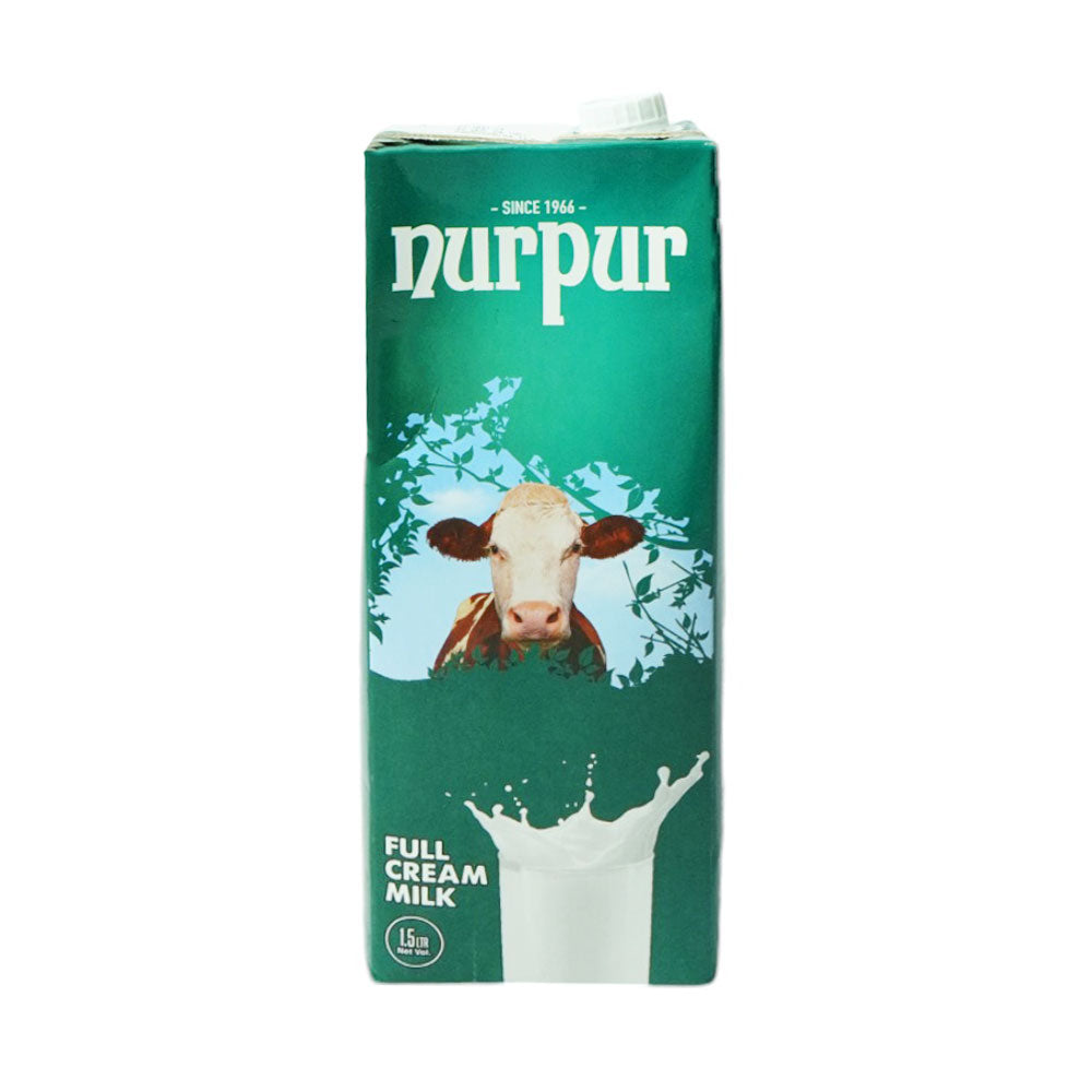 NURPUR FULL CREAM MILK 1.5 LTR WITH CAP