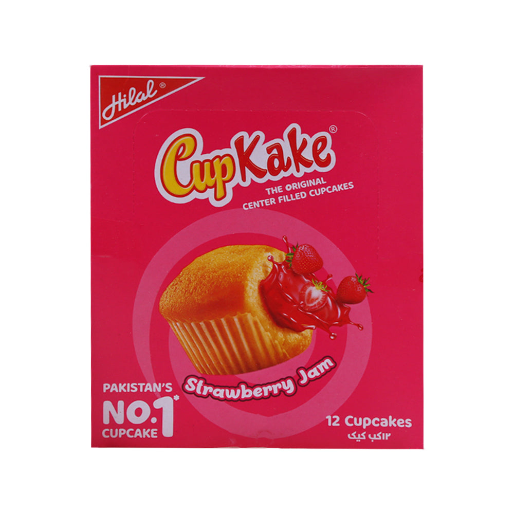 HILAL CUP CAKE STRAWBERRY 19.5GM BOX 12PC