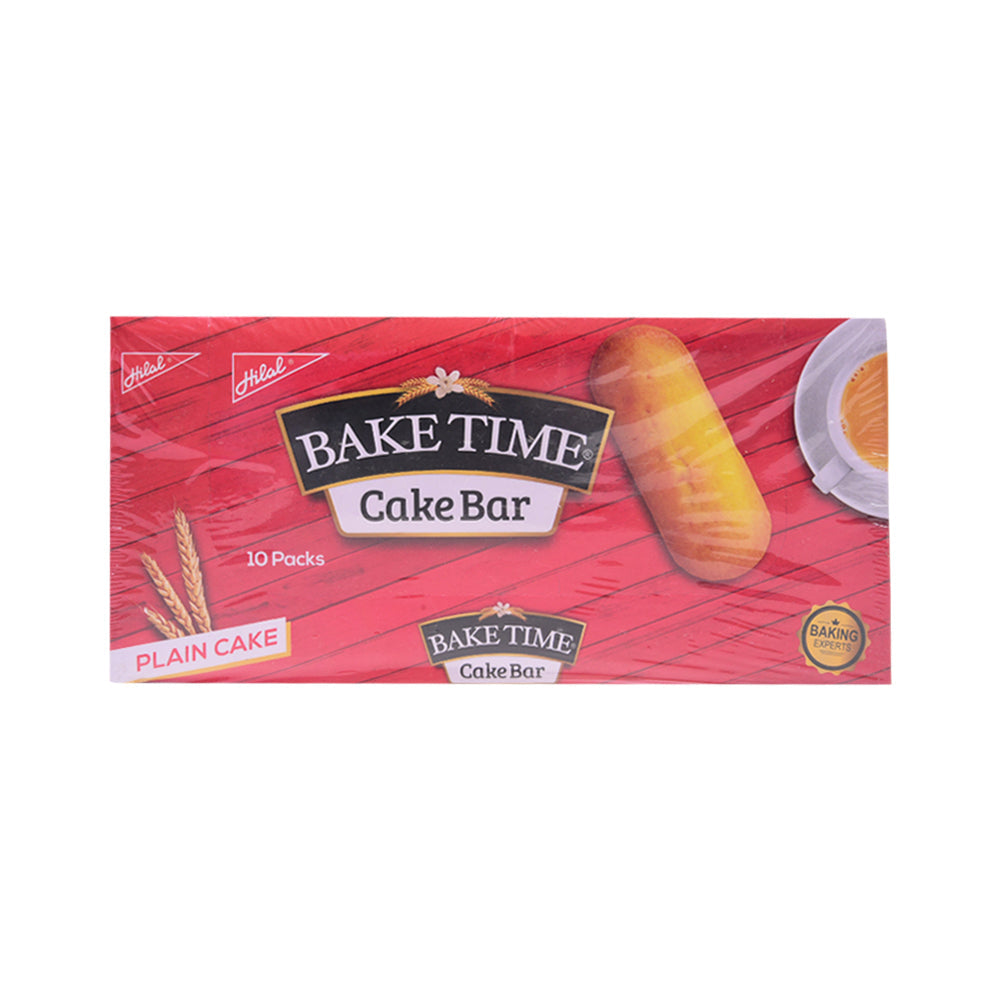 HILAL BAKE TIME CAKE BAR PLAIN CAKE 33 GM 10PC BOX