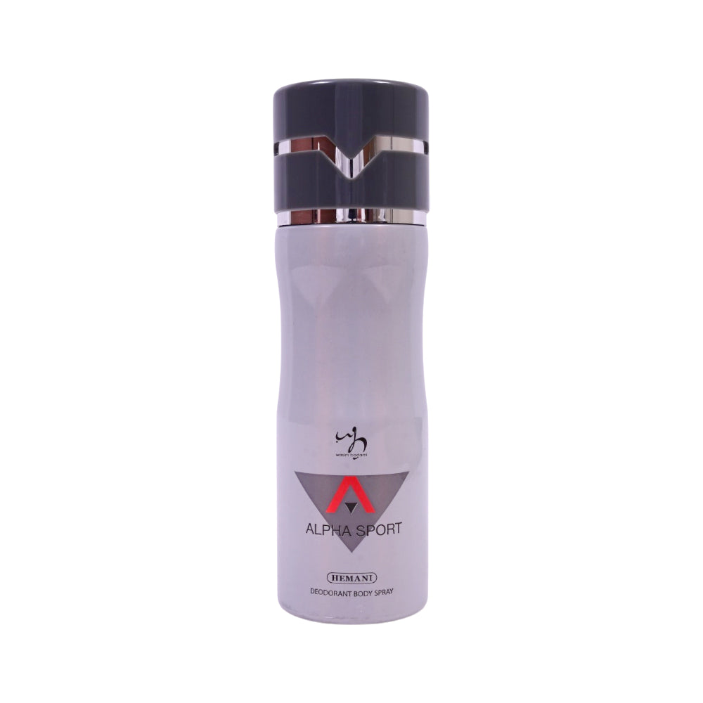 HEMANI ALPHA SPORT DEODORANT BODY SPRAY 200ML