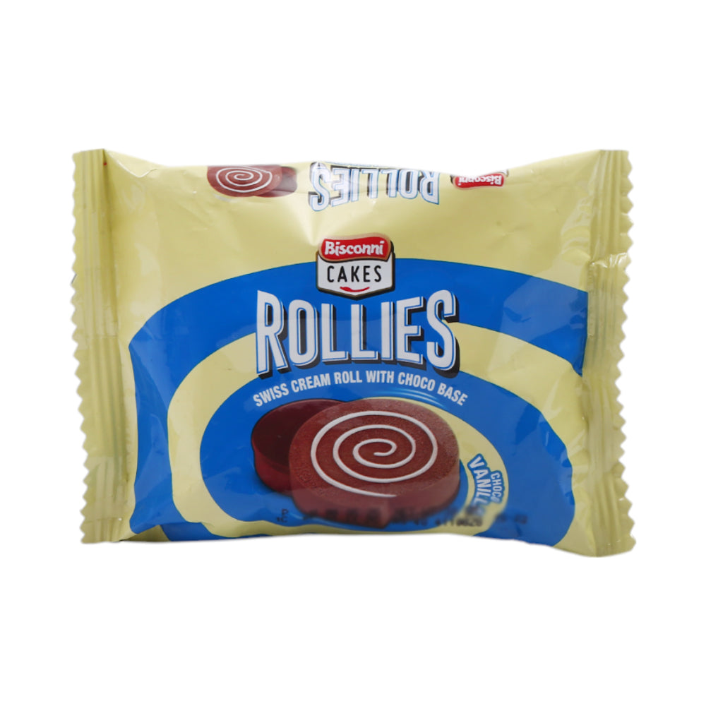 BISCONNI NOVITA CREAM ROLL CHOCO VANILLA CAKE 30 GM