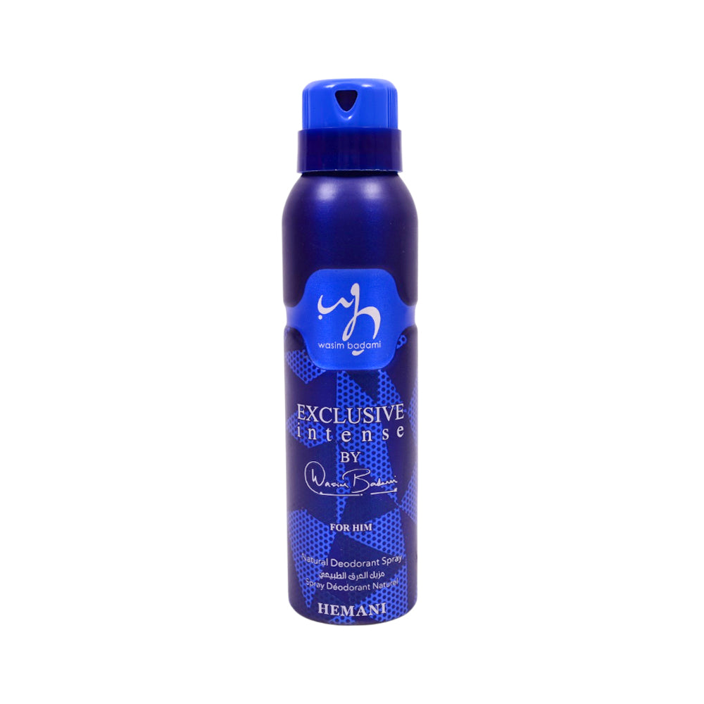 HEMANI EXCLUSIVE INTENSE NATURAL DEODORANT SPRAY 150ML