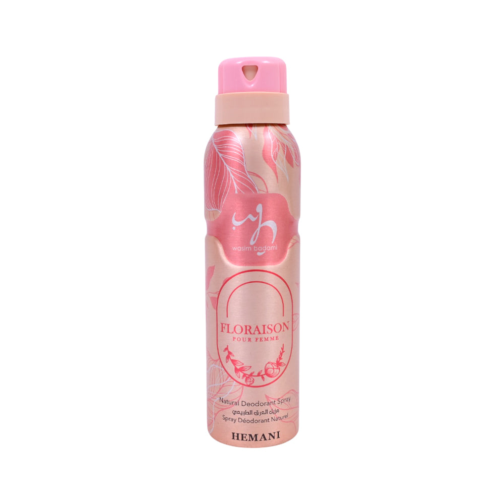 HEMANI FLORAISON NATURAL DEODORANT SPRAY 150ML