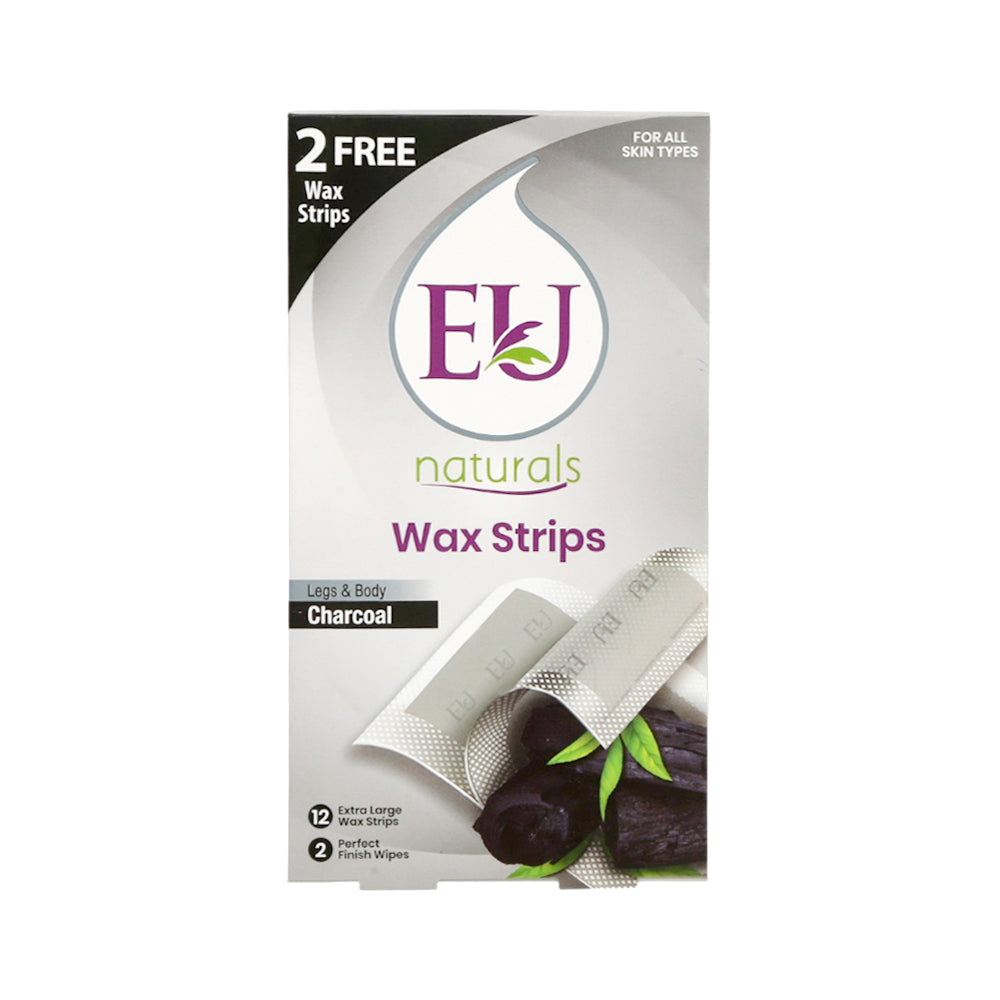 EU BODY WAX STRIPS CHARCOAL