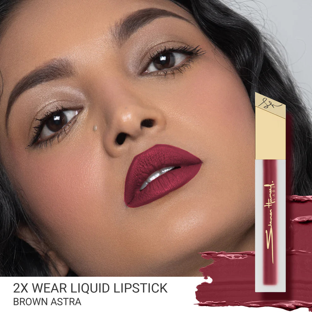 BBA SH 2X WEAR LIQUID LIPSTICK BROWN ASTRA