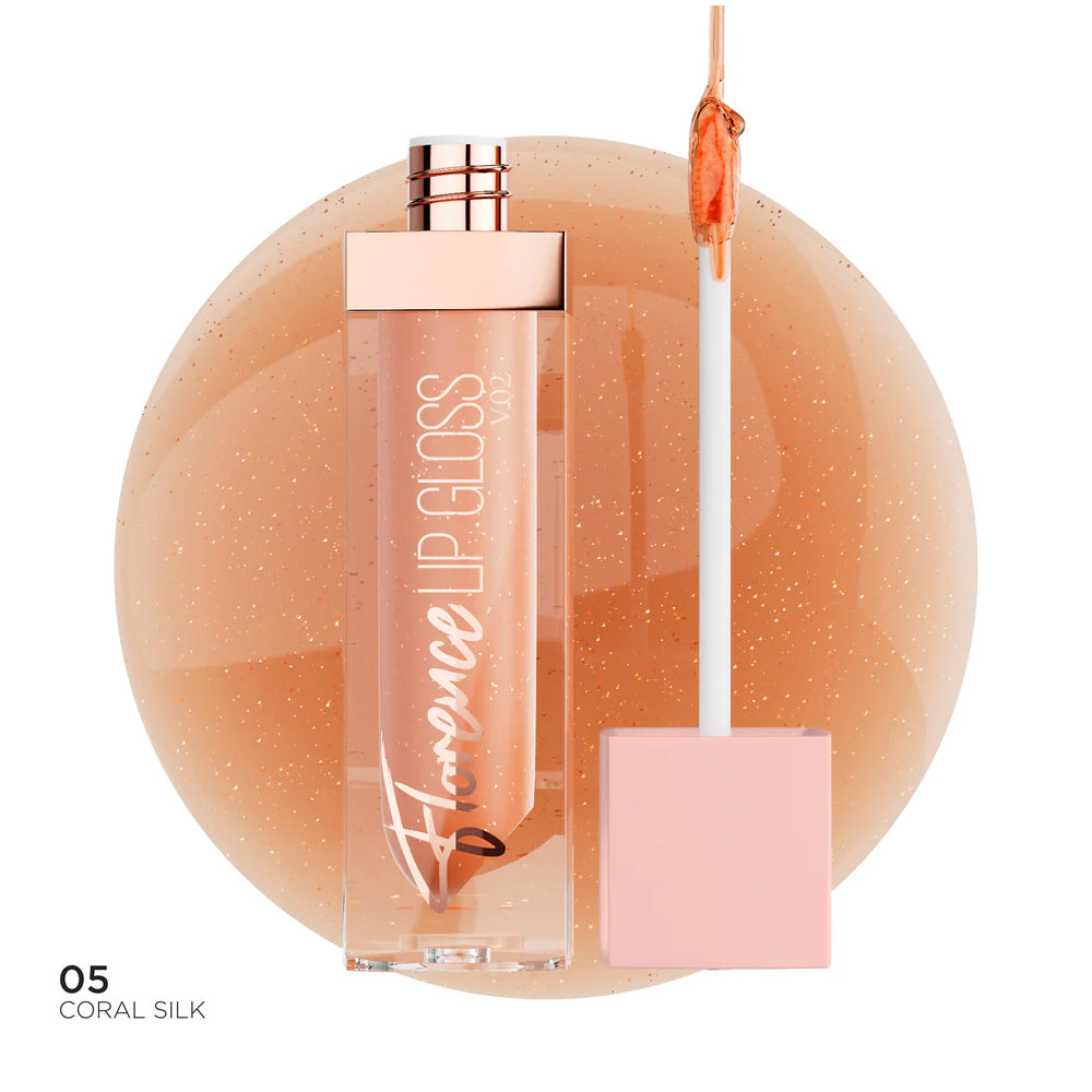 FLORENCE V.02 LIP GLOSS-05 CORAL SILK