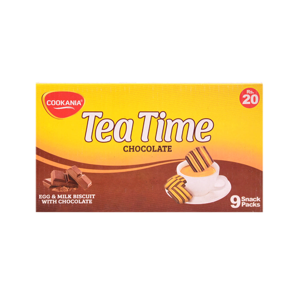 COOKANIA TEA TIME CHOCOLATE COOKIES 36 GM BOX 9 PCS