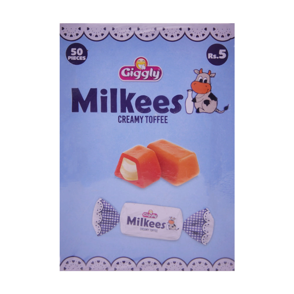 GIGGLY MILKEES CREAMY TOFFEE 60 PIECES