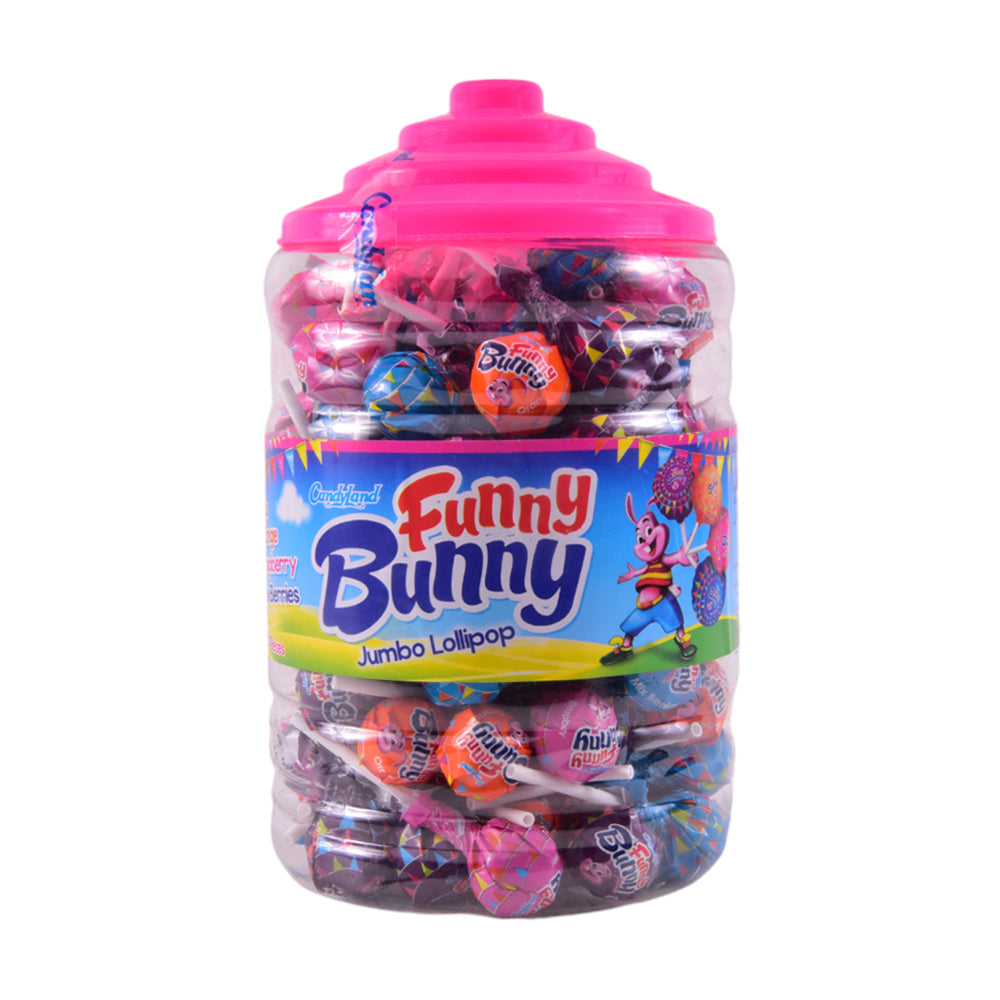CANDYLAND FUNNY BUNNY JAR 100PCS