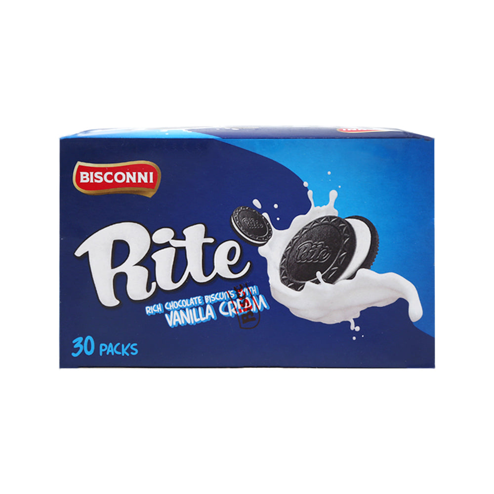 BISCONNI BISCUIT RITE CHOCOLATE TICKY PACK 14 GM BOX 30PC