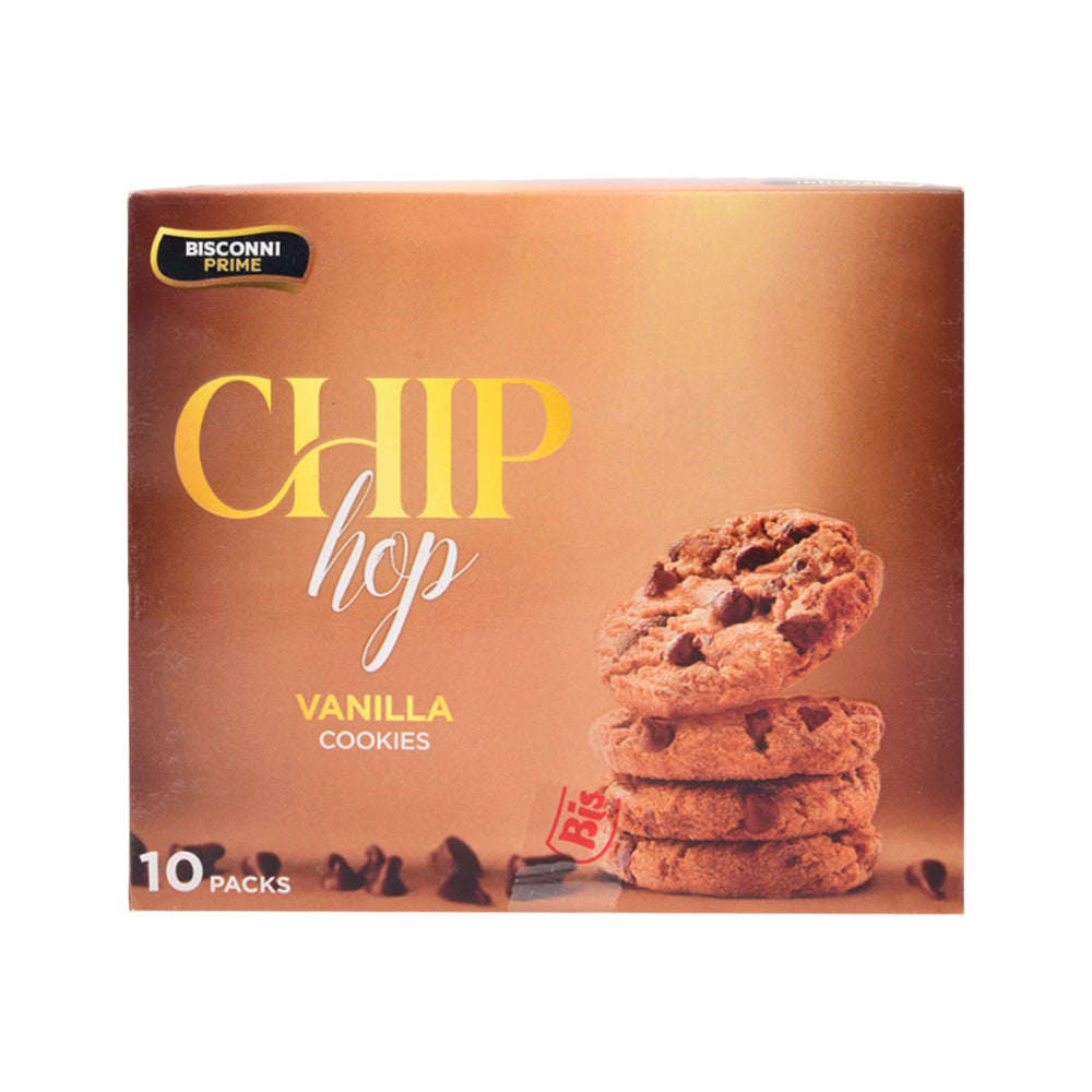 BISCONNI CHIP HOP VANILLA COOKIES 26 GM PACK OF 10 PC BOX – Al-Fatah
