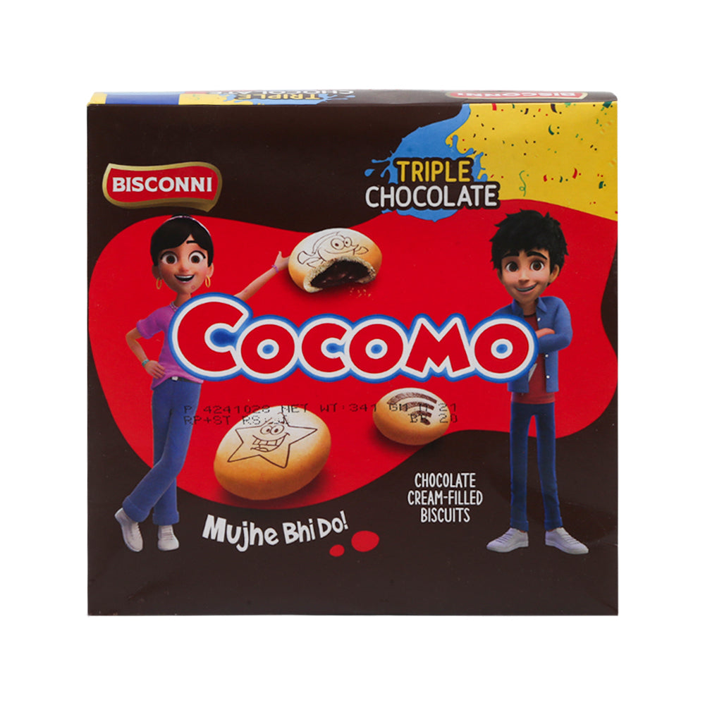 BISCONNI COCOMO TRIPLE CHOCOLATE BOX 30PC