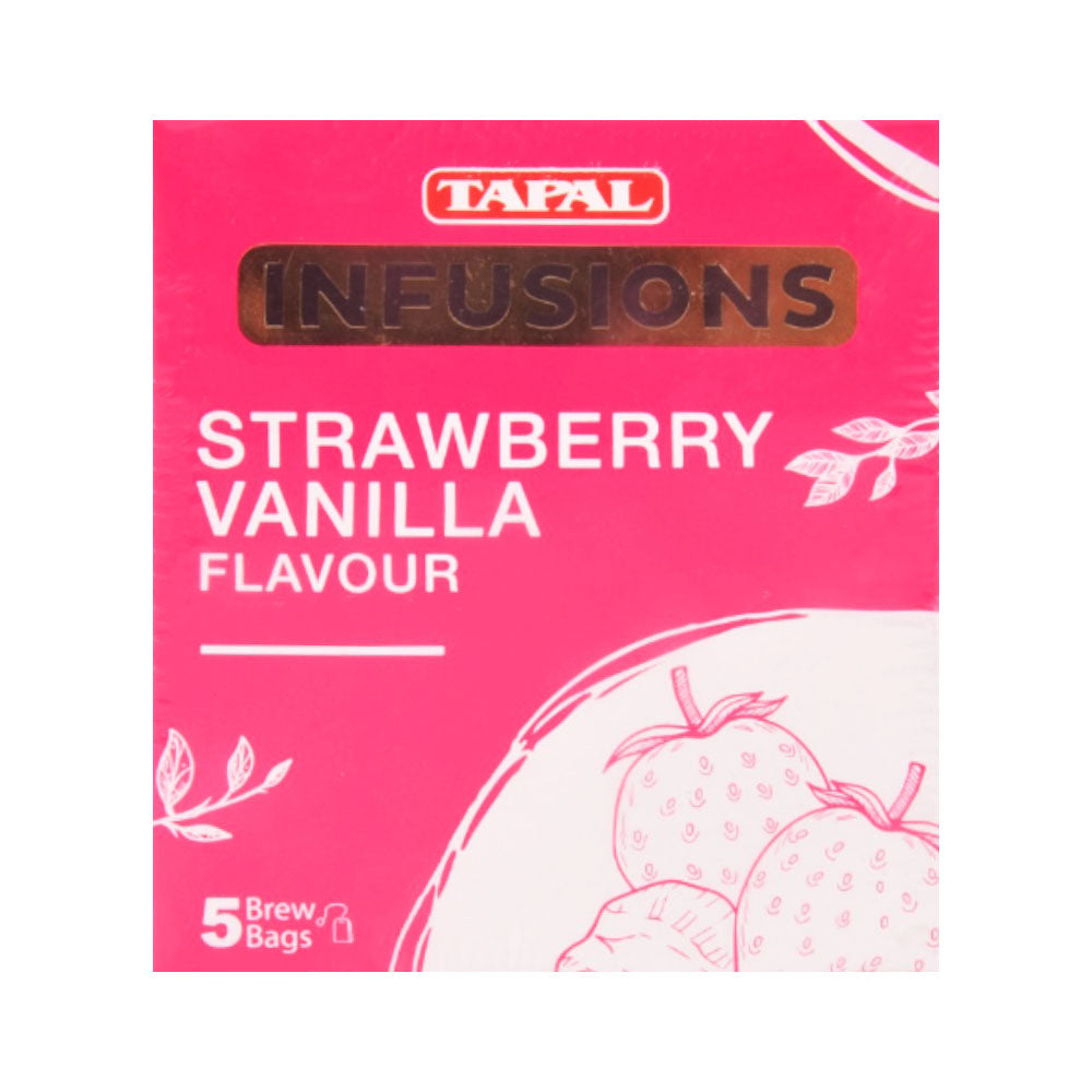 TAPAL INFUSIONS STRAWBERRY & VANILLA GREEN TEA 10 GM