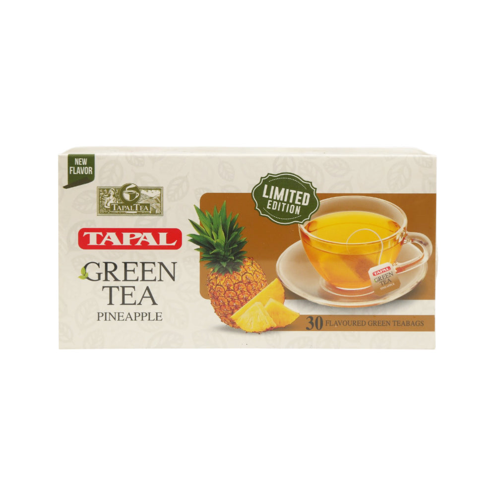 TAPAL GREEN TEA BAGS PINEAPPLE FLAVOUR 45 GM