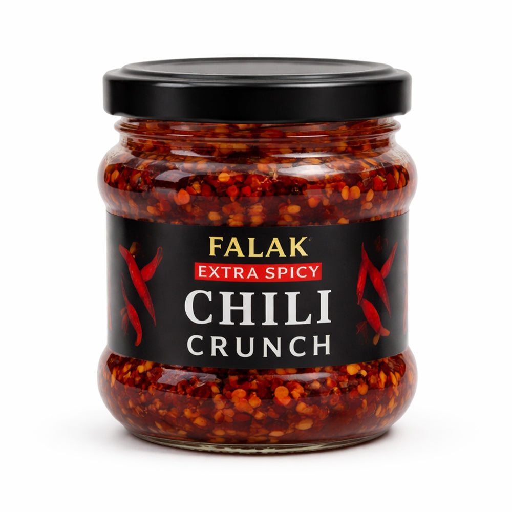 FALAK CHILI CRUNCH EXTRA SPICY 150 GM