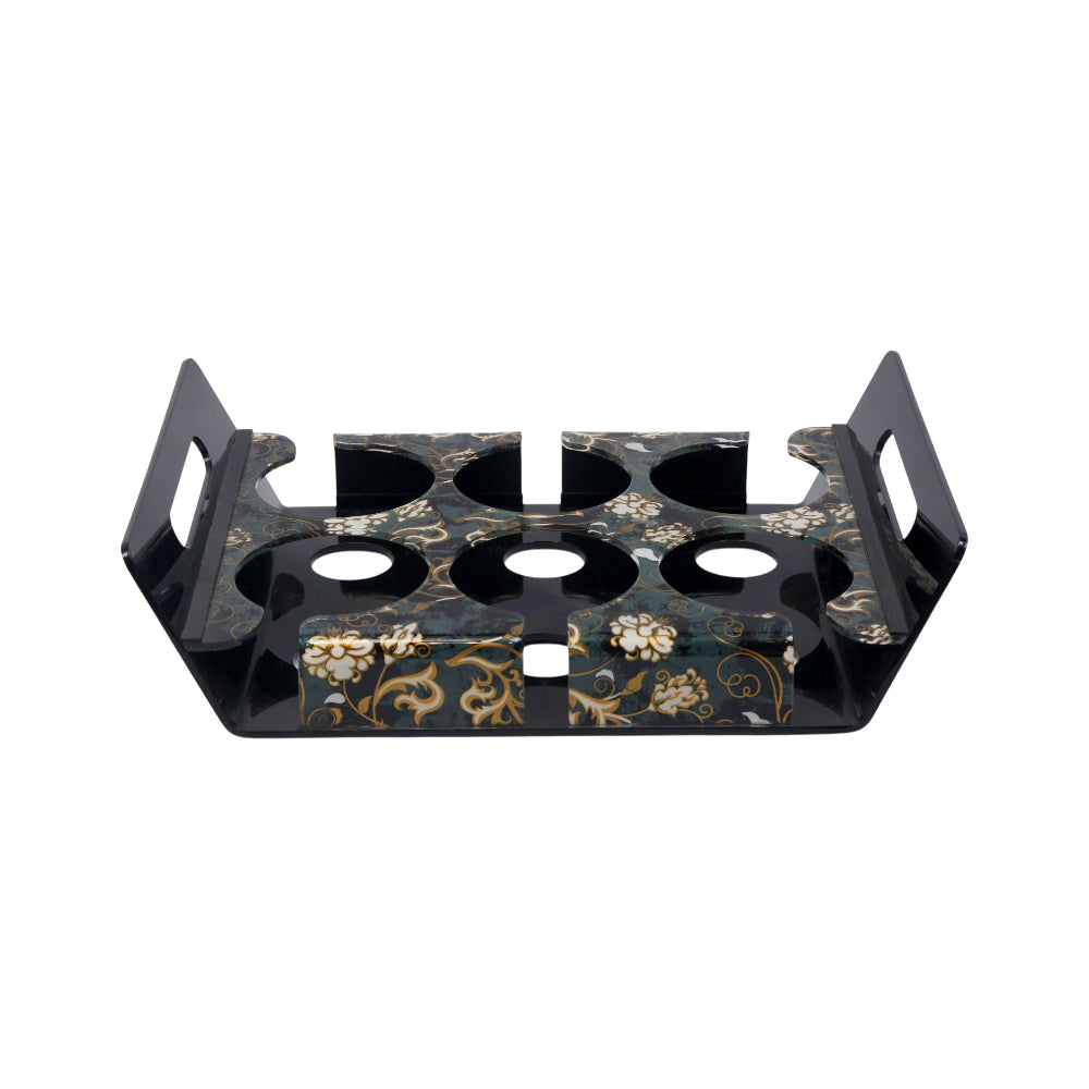 MUG HOLDER ACRYLIC BLACK COLOR