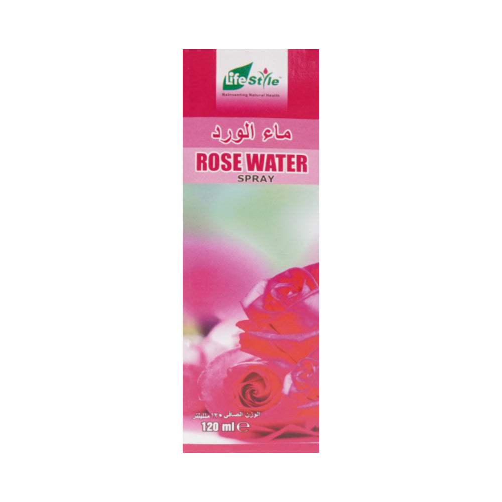 LIFE STYLE ROSE WATER SPRAY 120 ML