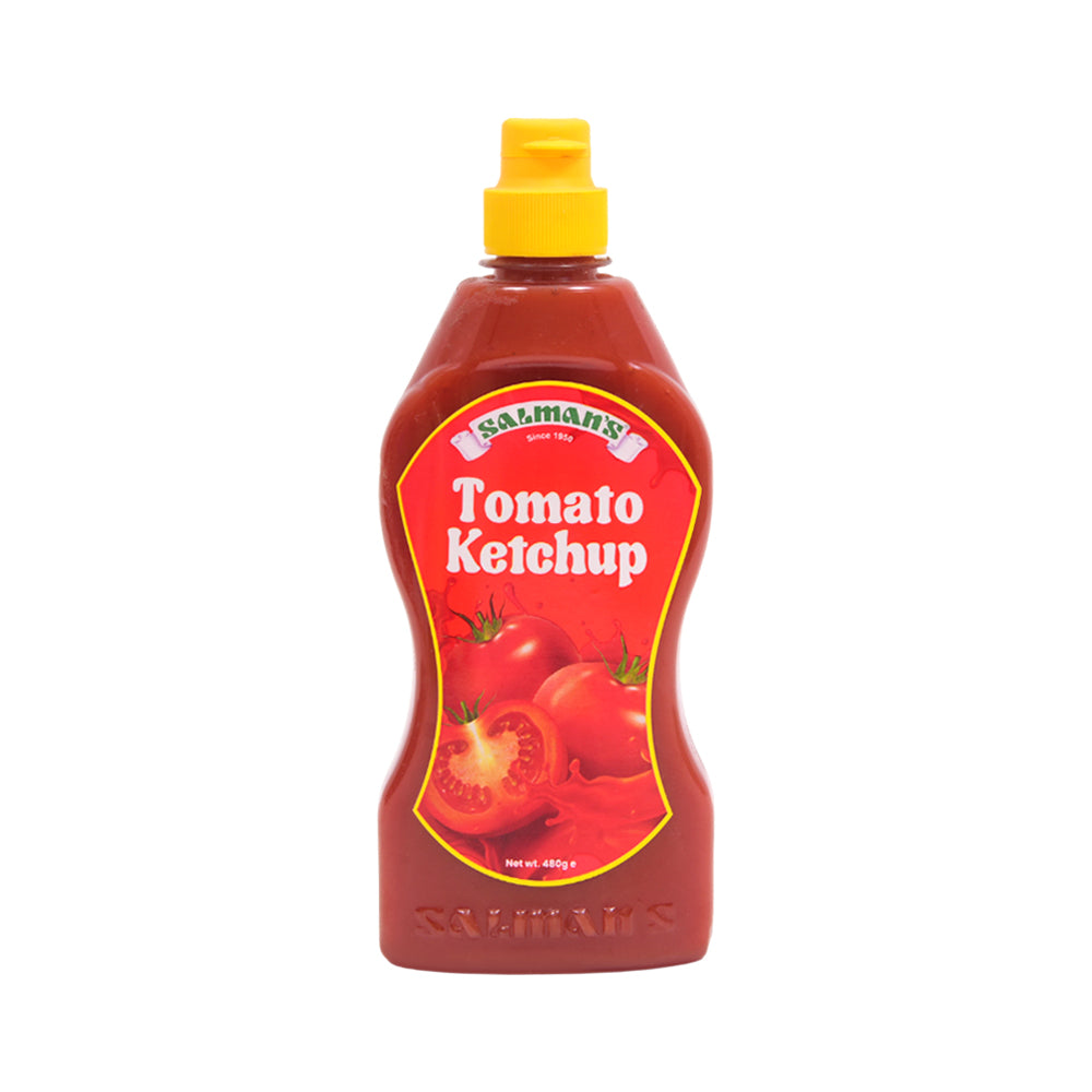 SALMANS TOMATO KETCHUP BOTTLE 480 GMS