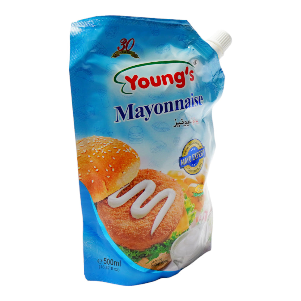 YOUNGS FRENCH MAYONNAISE SMART POUCH 500 ML