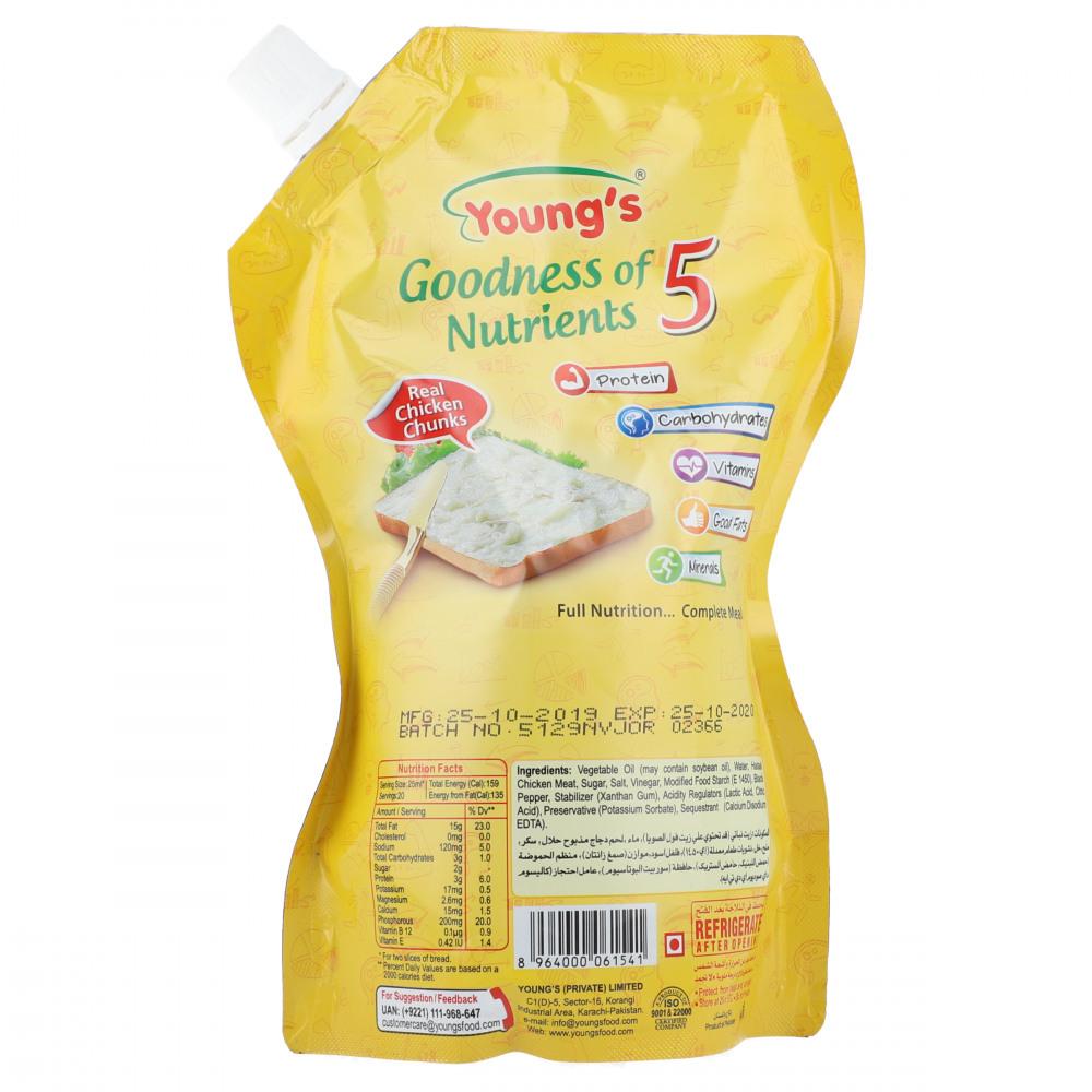 YOUNGS CHICKEN SPREAD POUCH 500 ML