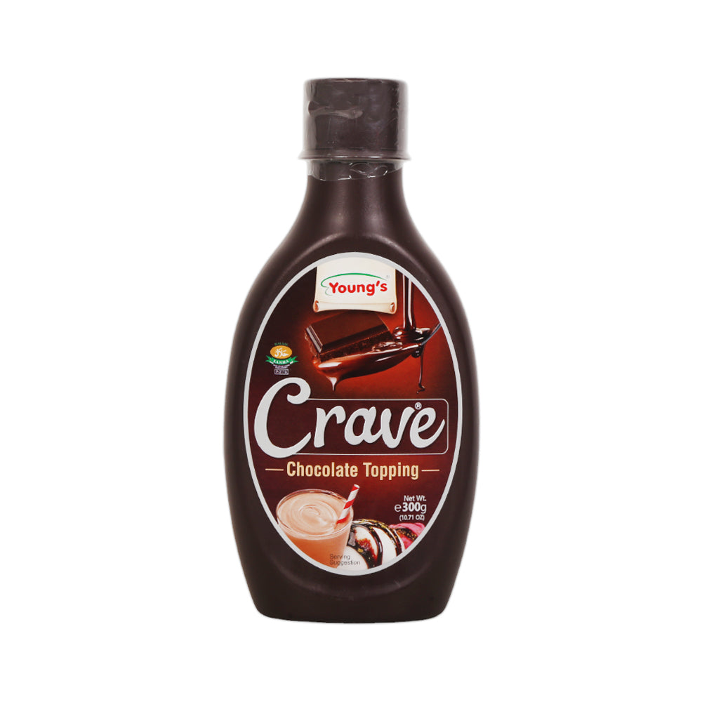 YOUNGS CRAVE CHOCOLATE TOPPING 300GM