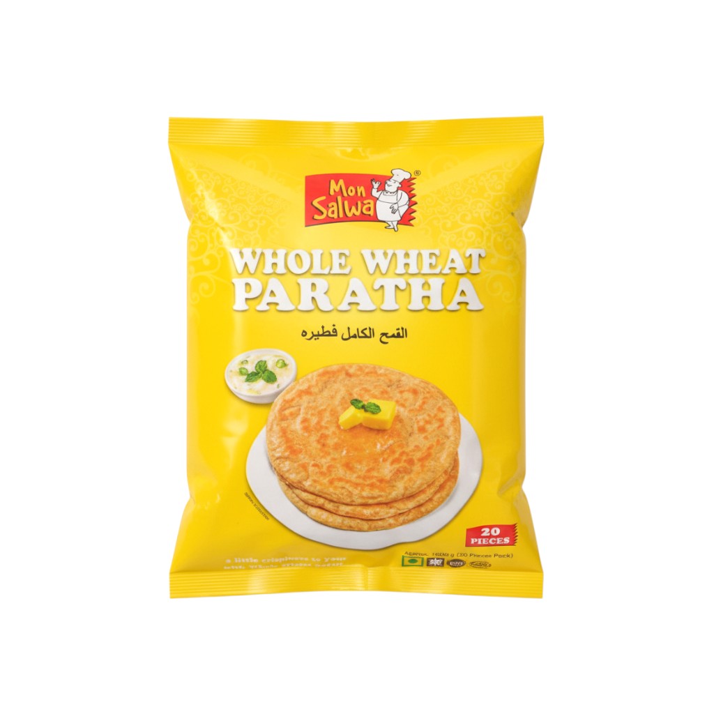 MONO SALWA WHOLE WHEAT PARATAH 20PC 1600 G