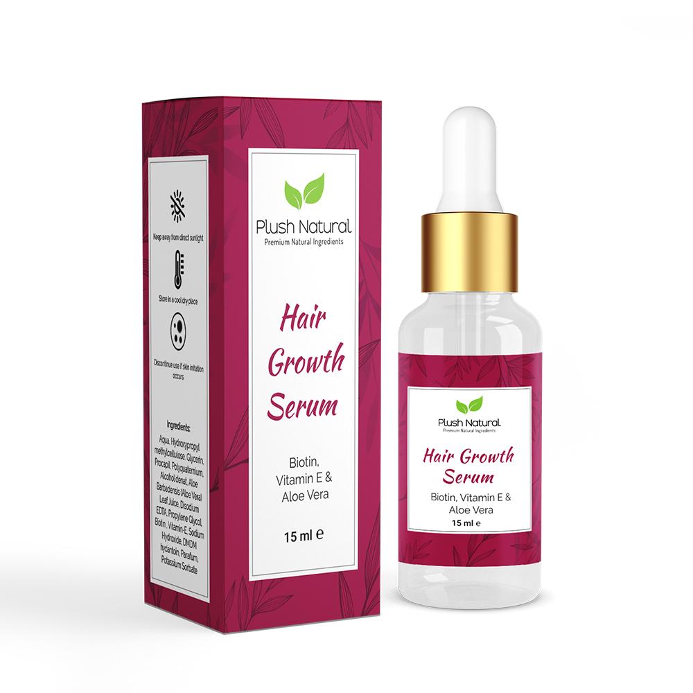 Plush Natural Hair Growth Serum