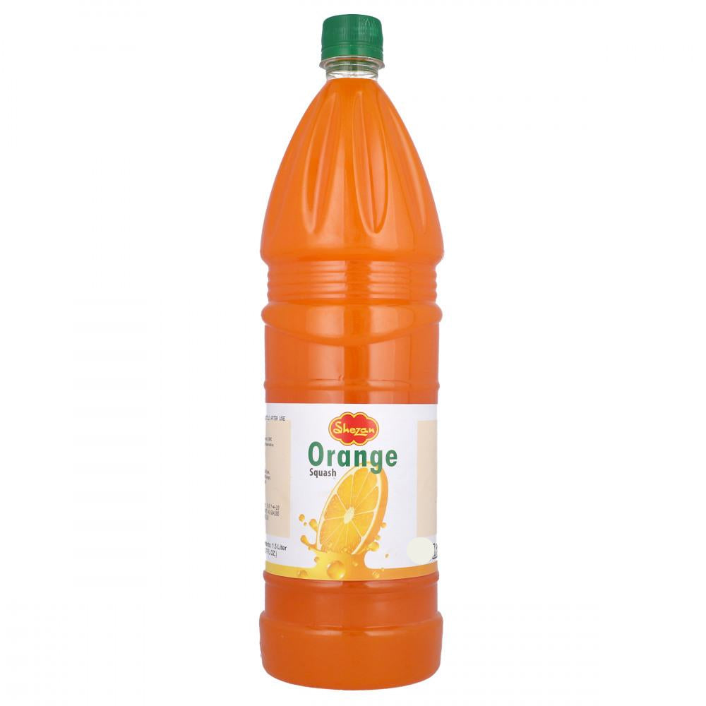 SHEZAN SQUASH ORANGE 1.5 LTR