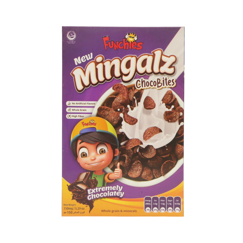 FUNCHIES MINGALZ CEREAL CHOCOBITES 150 GM