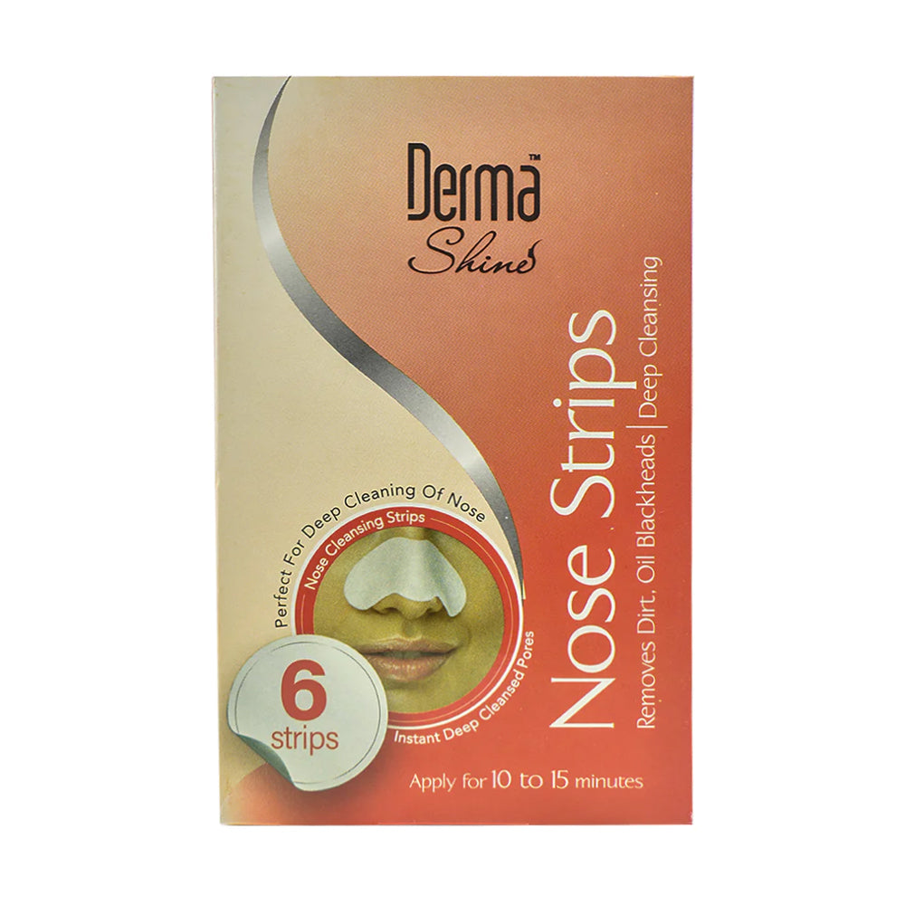 DERMA SHINE NOSE STRIPS 6 PCS