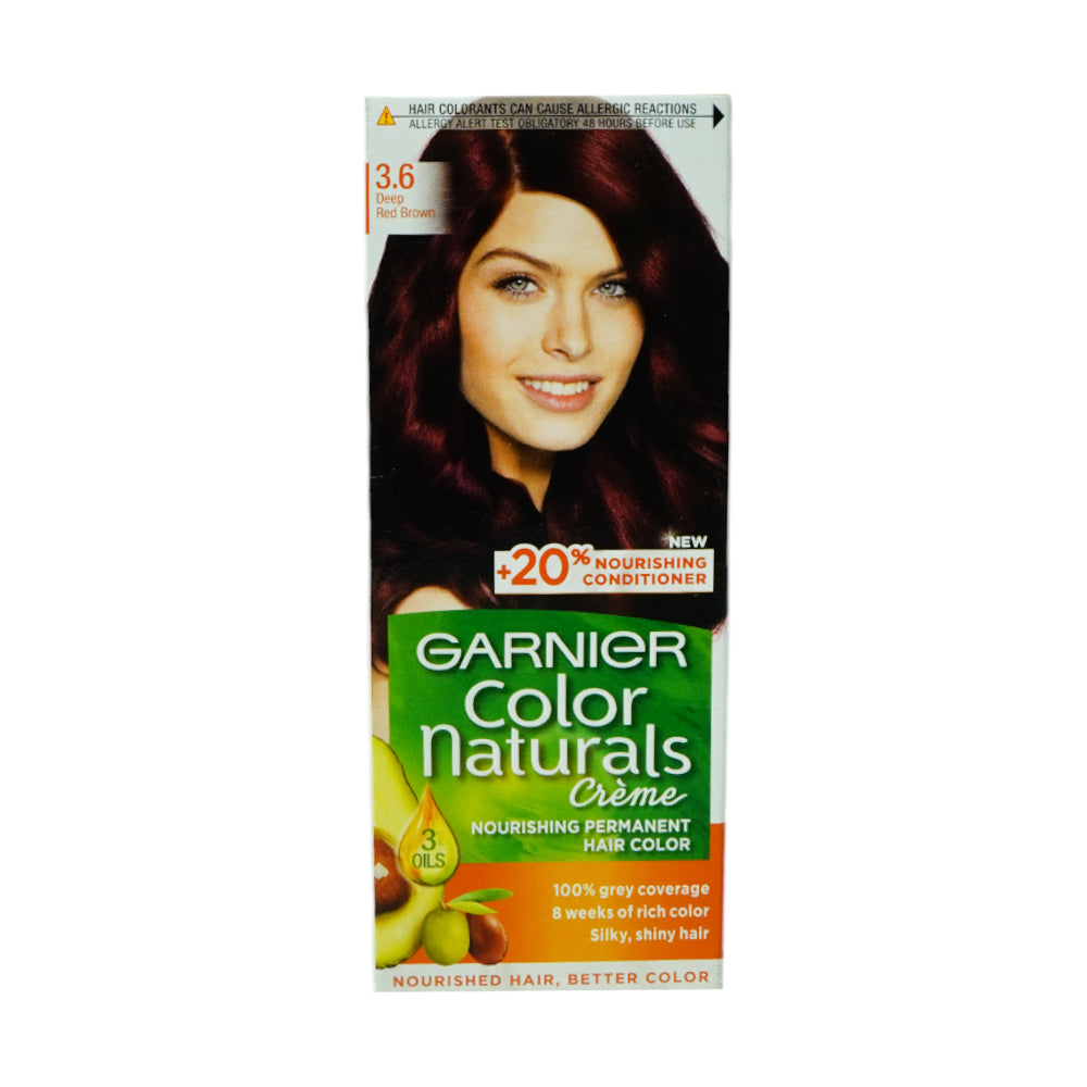 GARNIER COLOR NATURALS DEEP RED BROWN 3.6 PC