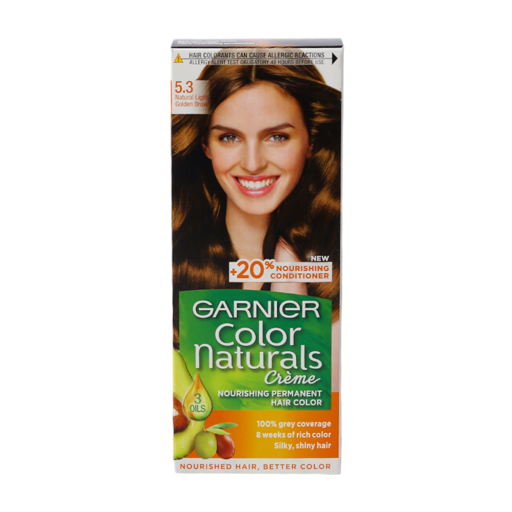 GARNIER COLOR NATURALS 5.3 LIGHT GOLDEN BROWN PC