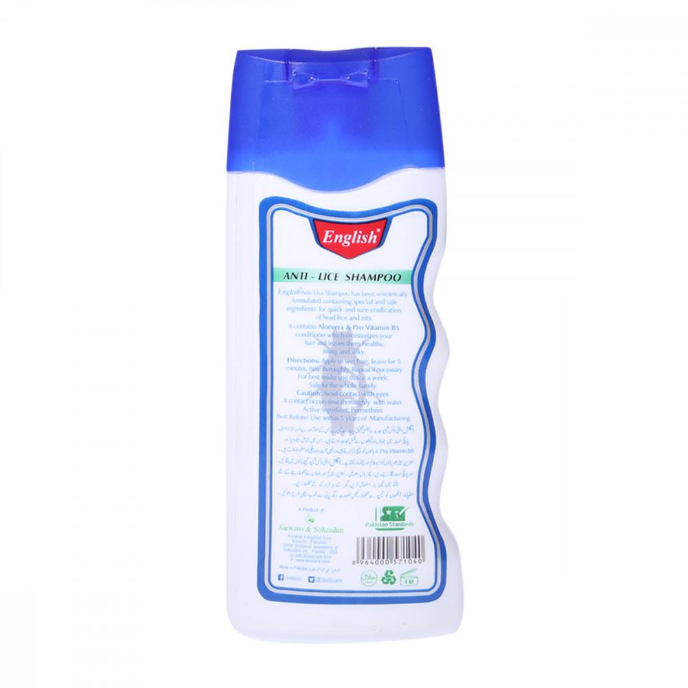 ENGLISH SHAMPOO ANTI LICE 100 ML