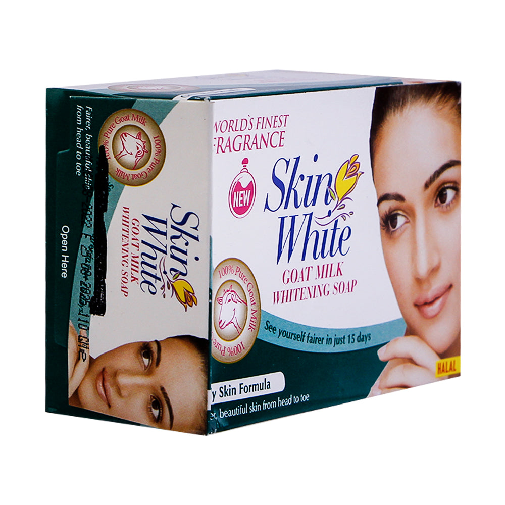 SKIN WHITE GOAT MILK WHITENING SOAP OILY SKIN 110 GM