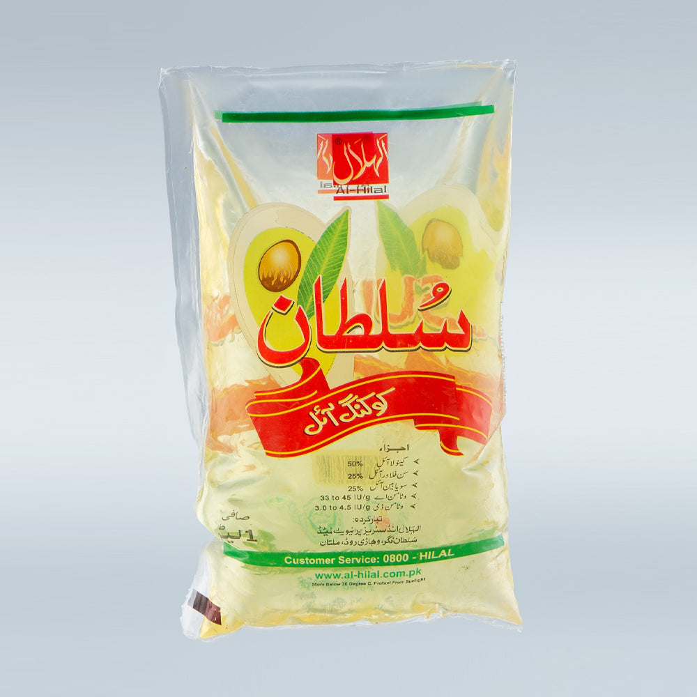 SULTAN COOKING OIL POUCH 1 LTR