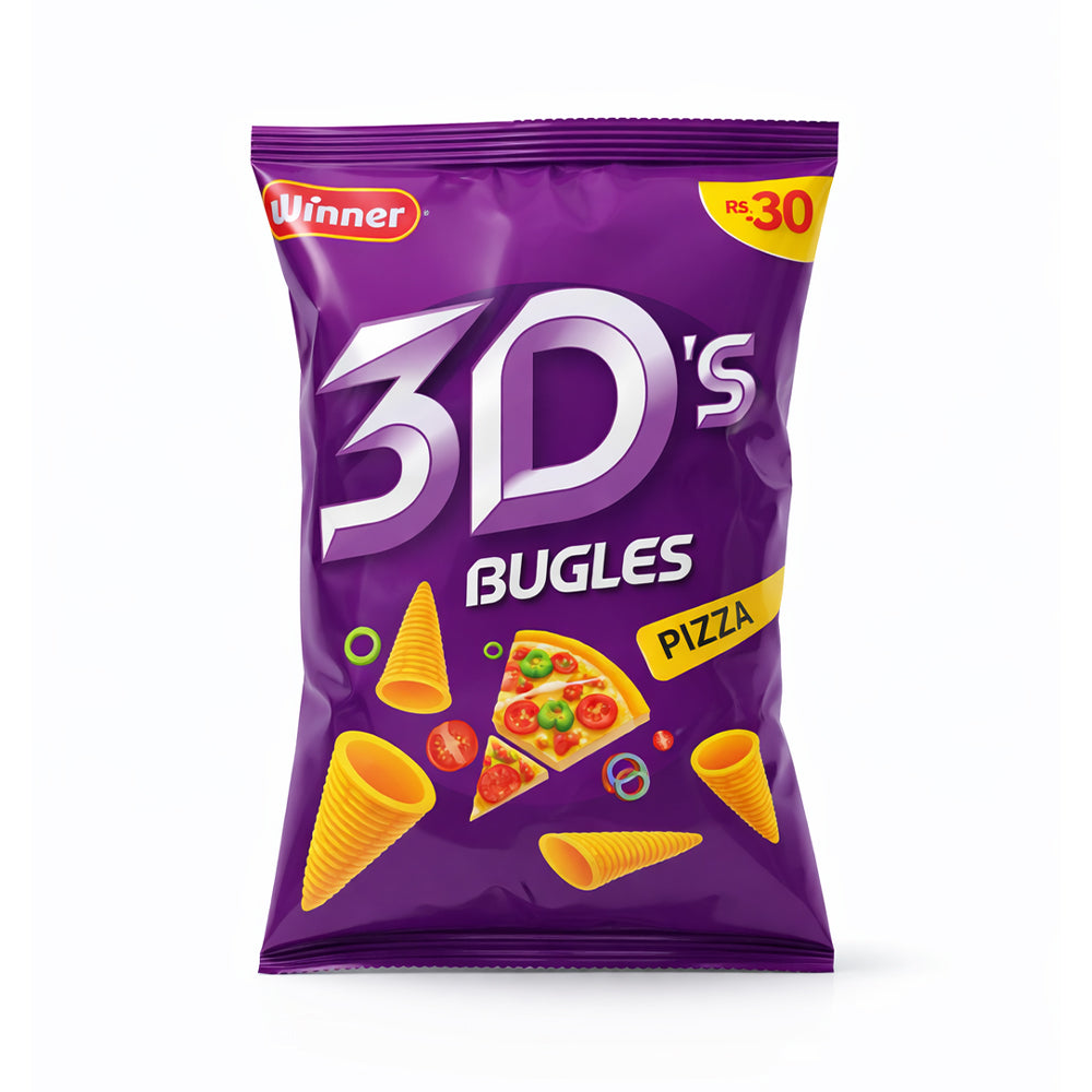 WINNER 3D BUGLES PIZZA 36P RS.30