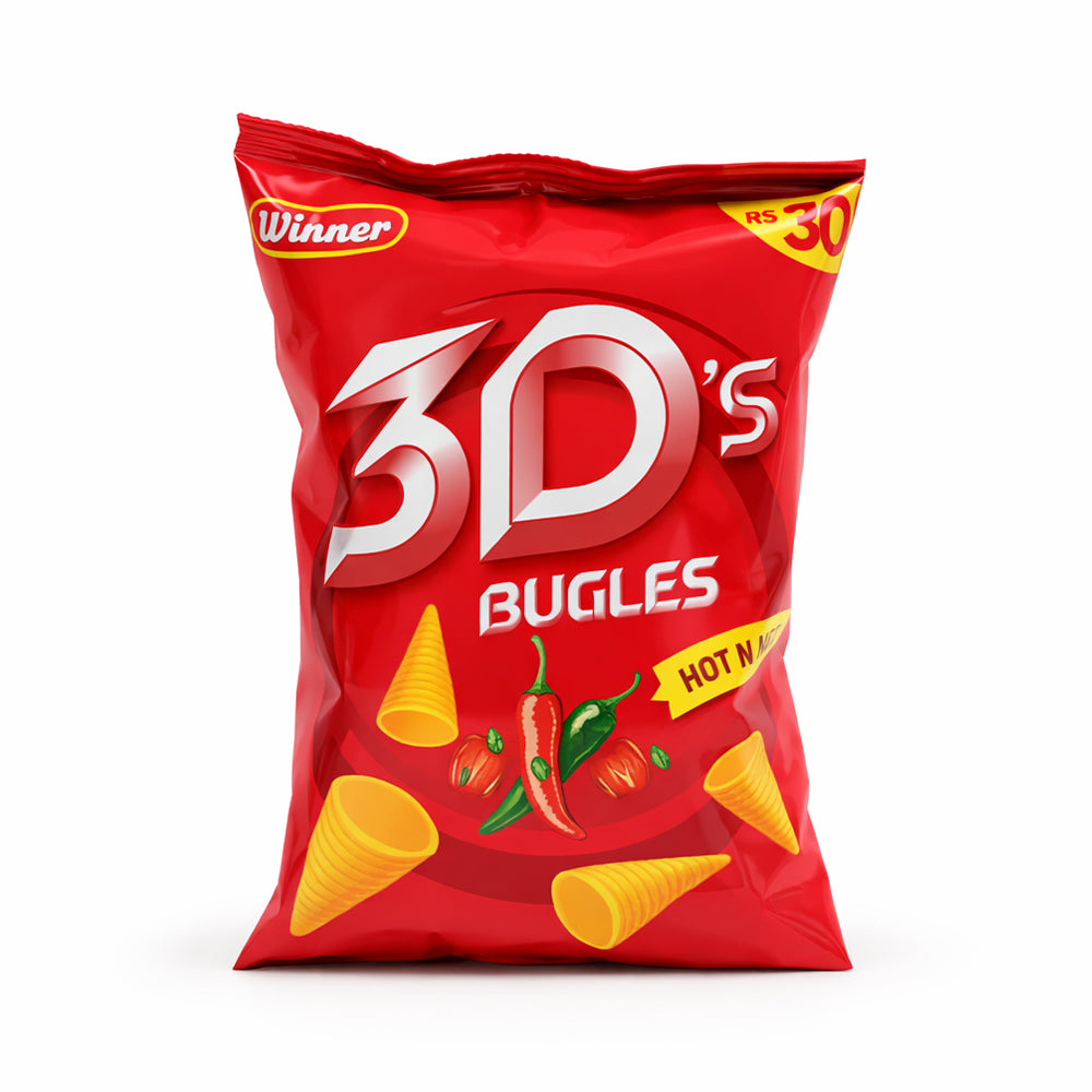 WINNER 3D BUGLES HOT & SPICY 36P RS.30