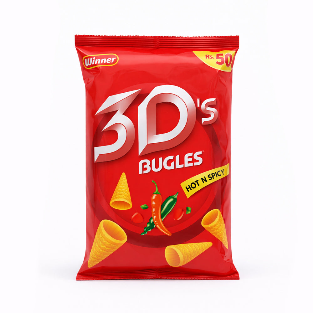 WINNER 3D BUGLES HOT & SPICY 20P RS.50
