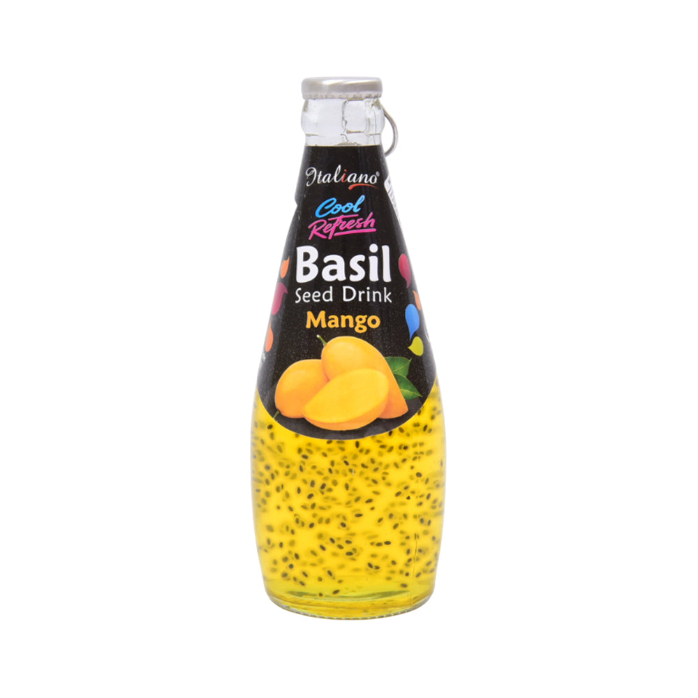 ITALIANO BASIL SEED DRINK MANGO FLAVOR 290 ML