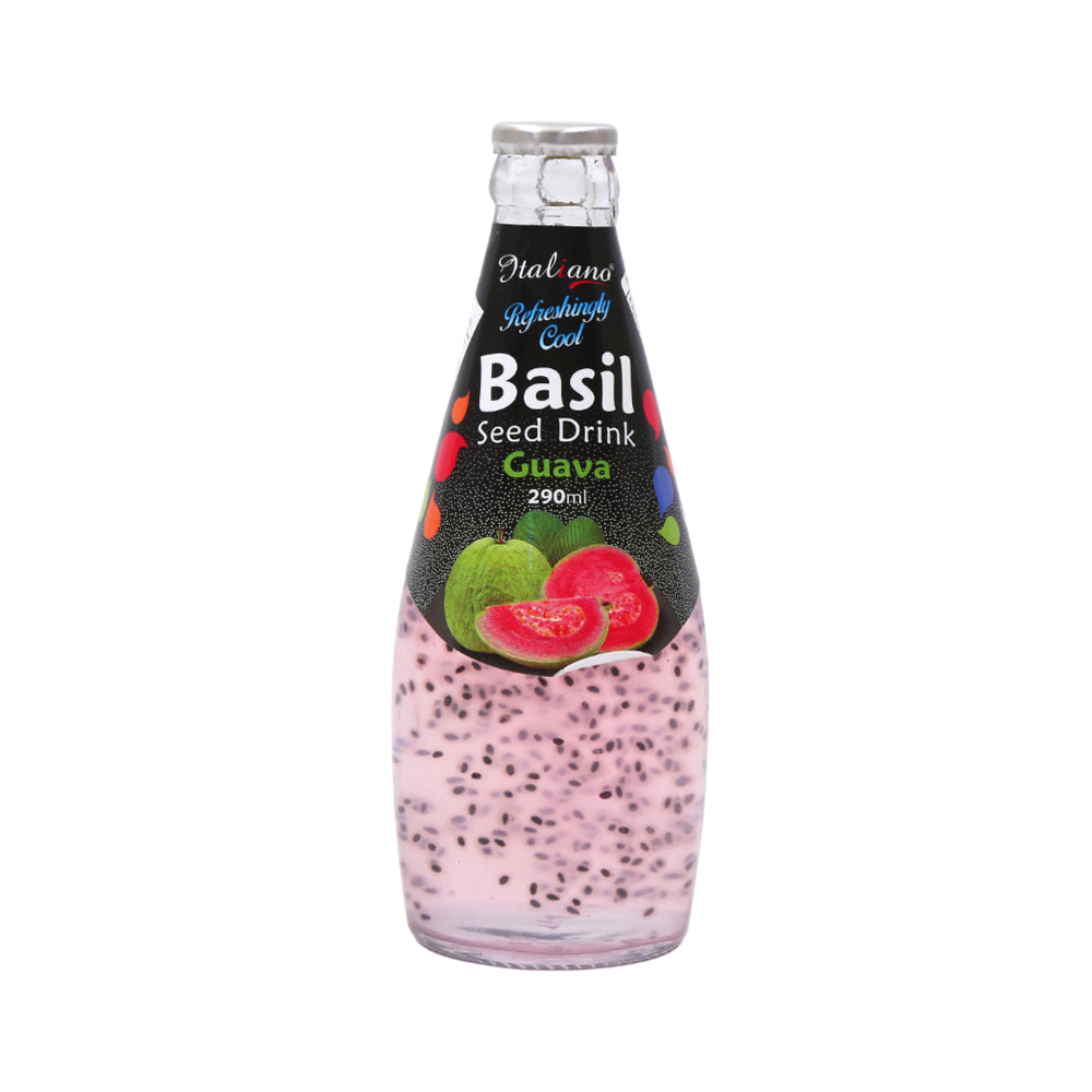 ITALIANO BASIL SEED DRINK GUAVA FLAVOR 290 ML