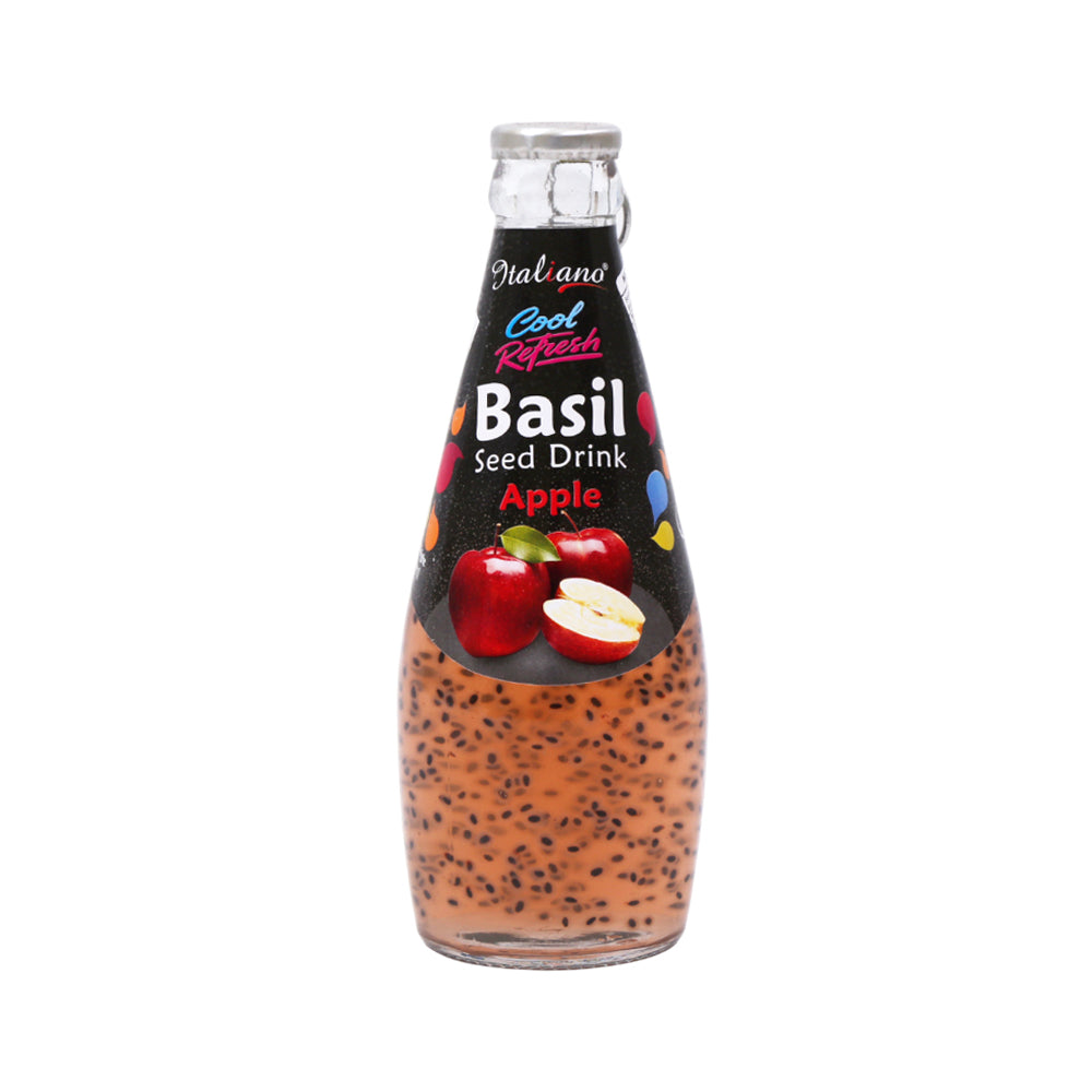 ITALIANO BASIL SEED DRINK APPLE 290 ML